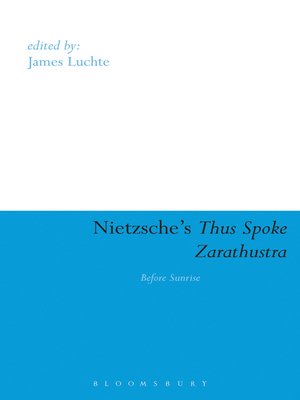 cover image of Nietzsche's Thus Spoke Zarathustra